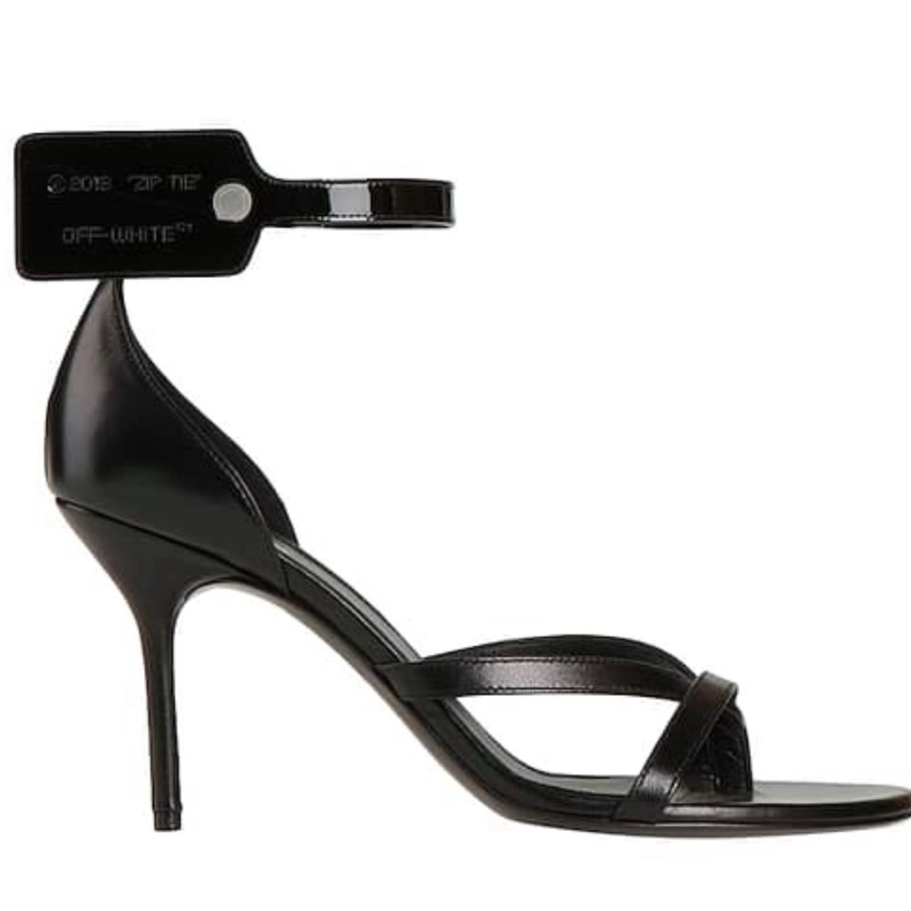 Off-White™ black thong sandals size 9 new
